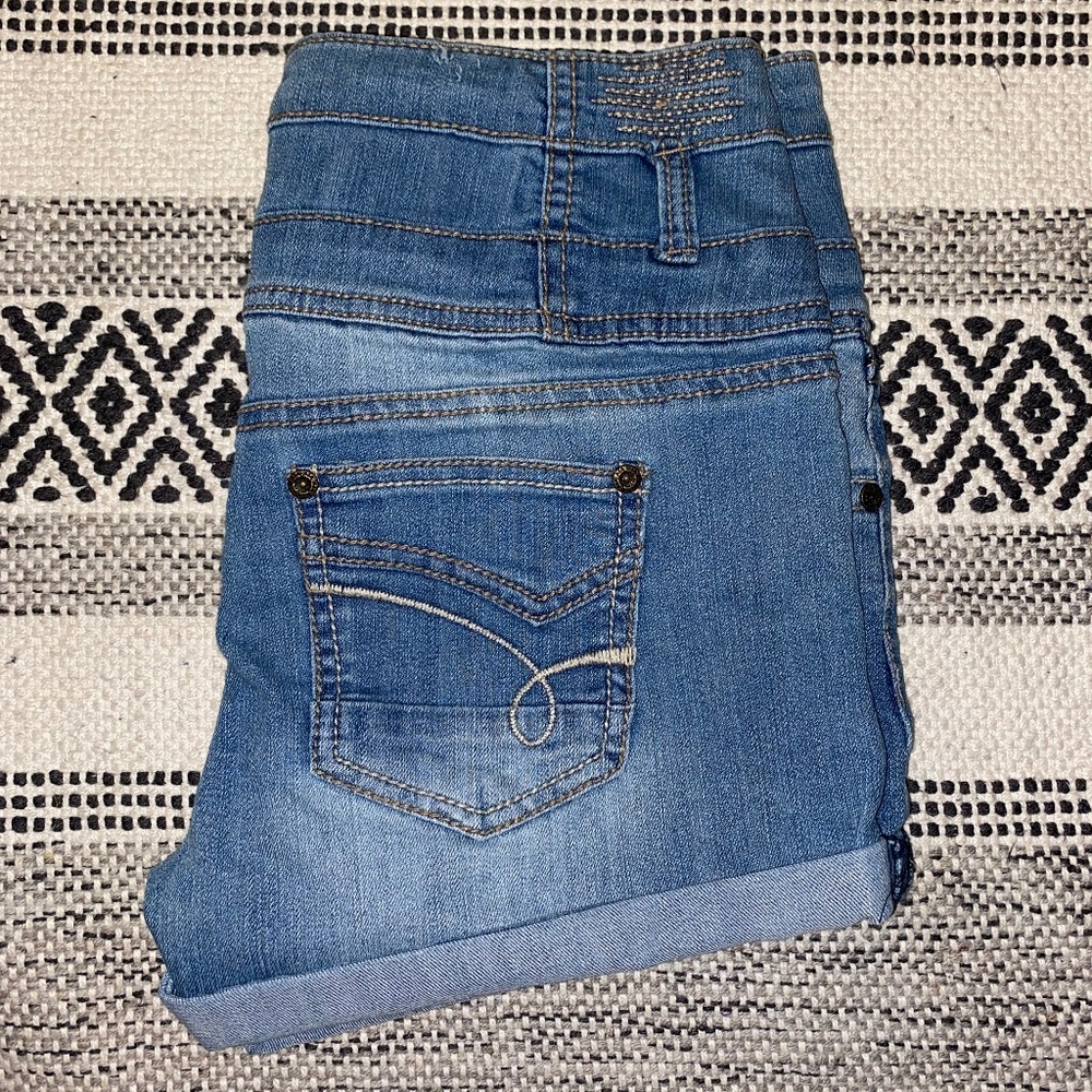 High waisted Jean shorts